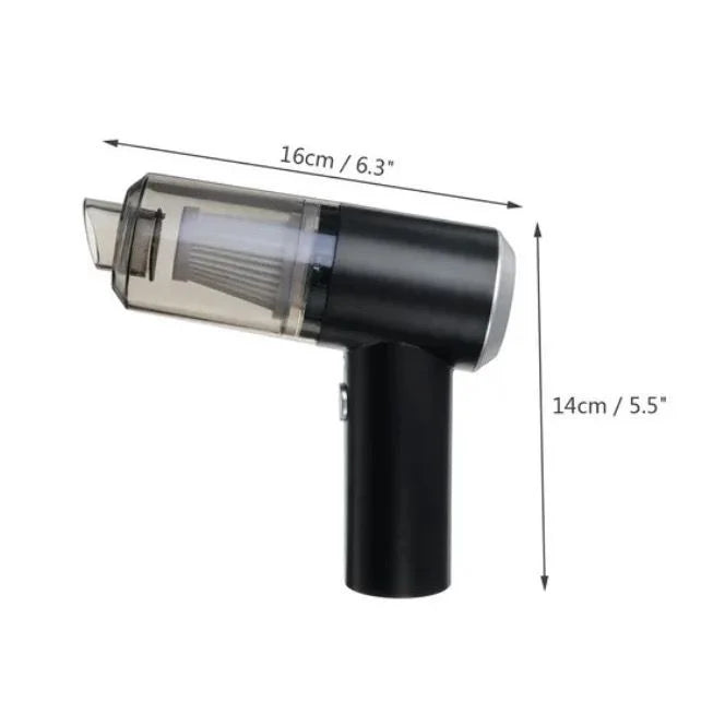 Mini Aspirador de Pó Portátil Recarregável Profissional Sem Fio para Limpeza 3 em 1