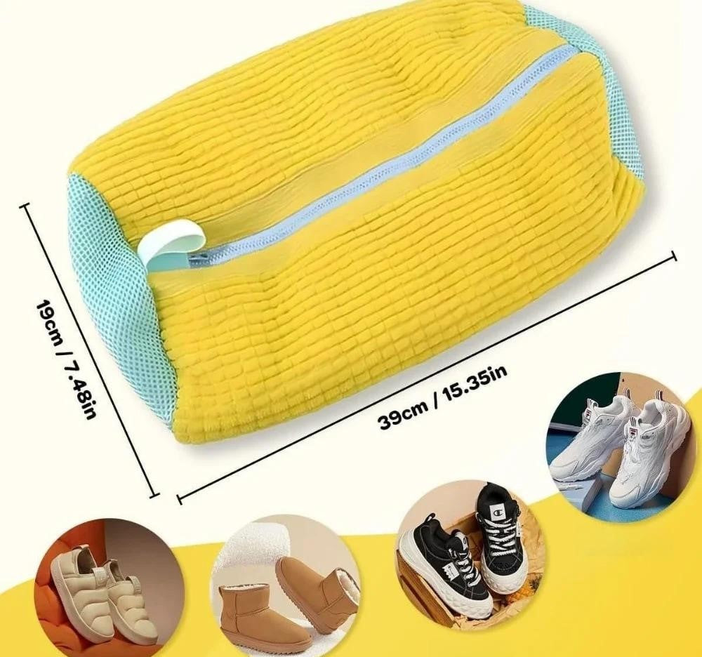 Saco de Lavanderia para Sapatos, Acolchoado Protetor para Fibras Finas.
